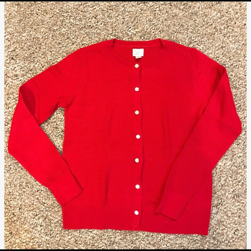 A New Day, red cardigan! - Picture 4 of 4